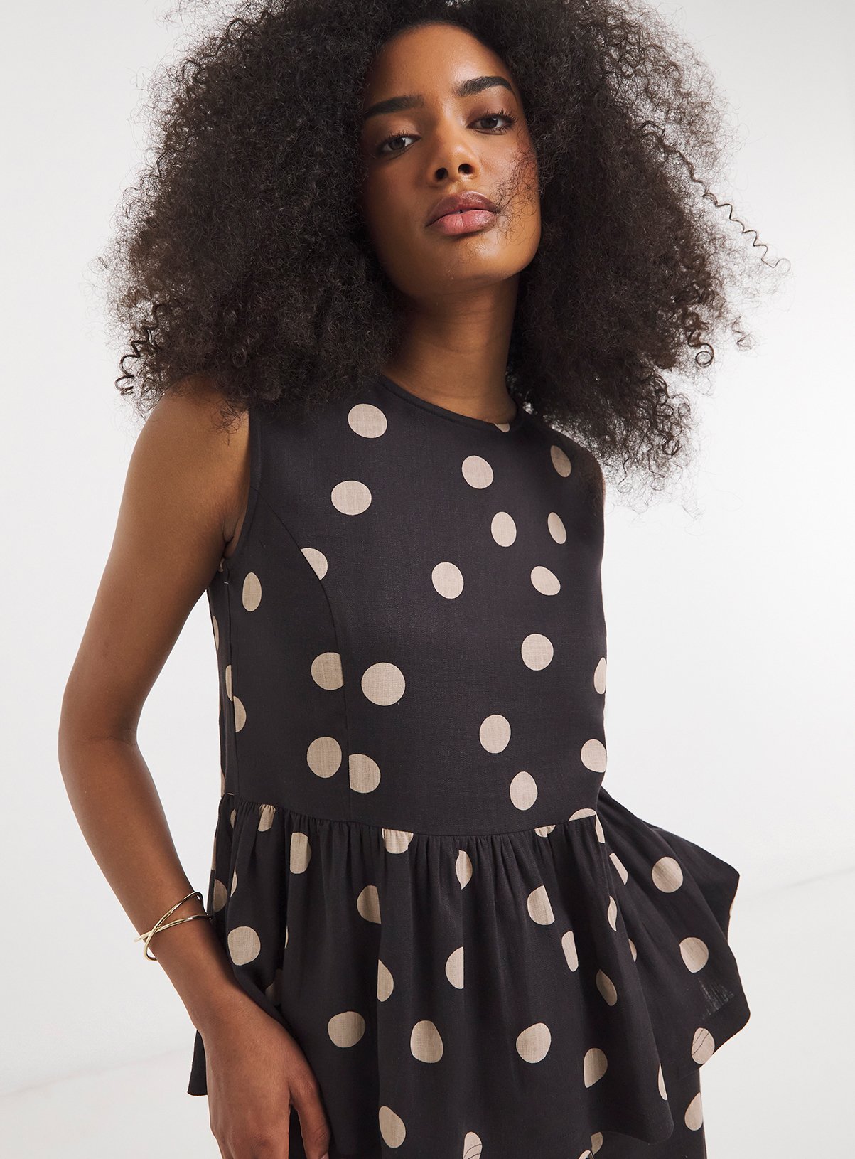 SIMPLY BE Peplum Shell Top 30 - Image 1 thumbnail